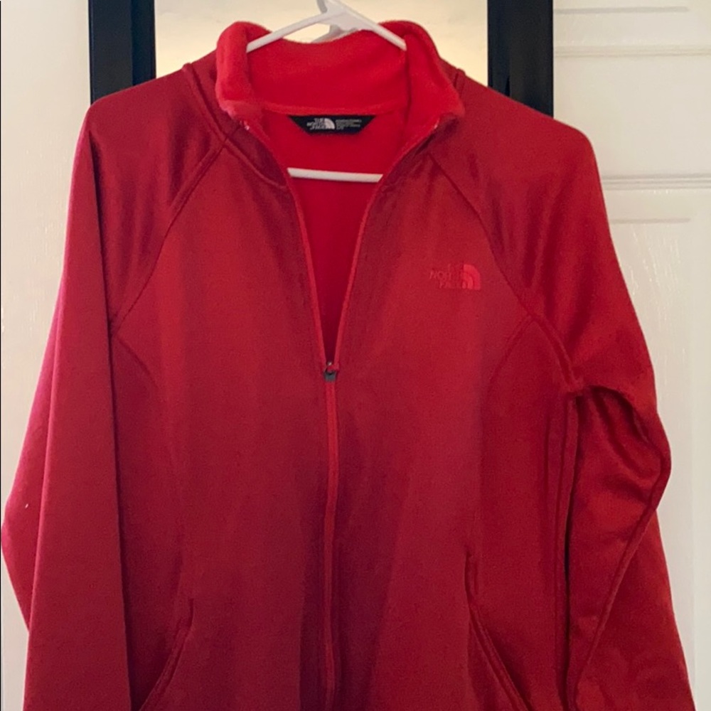 The North Face lightweight zip-up.